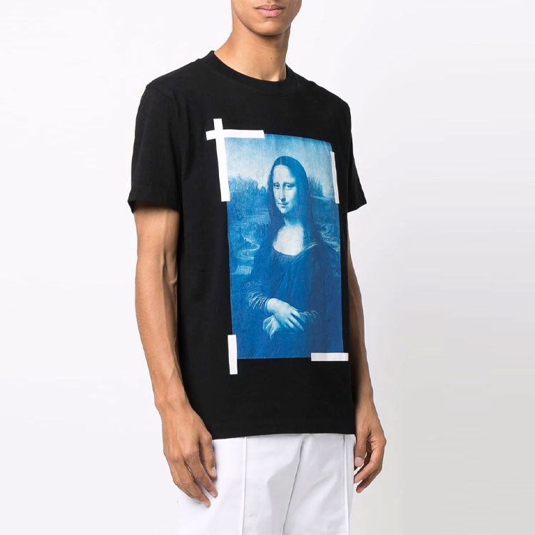 Off-White Monalisa Mona Lisa Short Sleeve Black OMAA027C99JER0061045 - 3