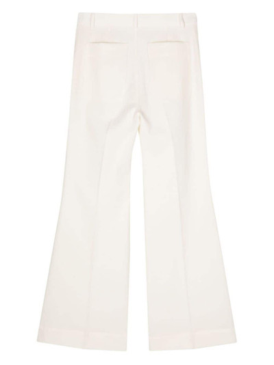 Plan C high-waisted flared trousers outlook