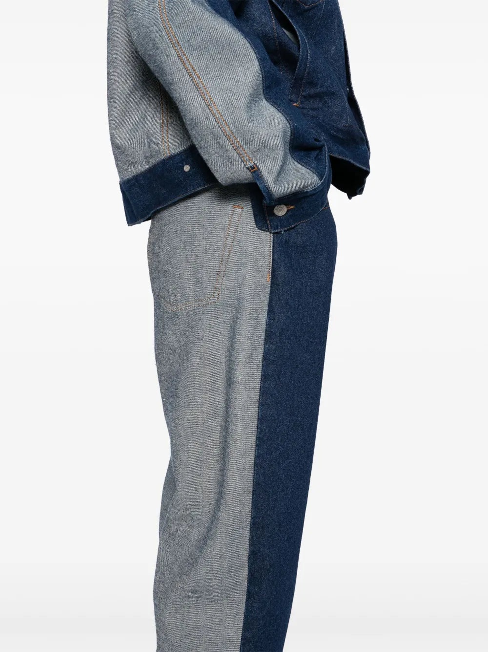 PATCHED STRAIGHT-LEG JEANS - 5