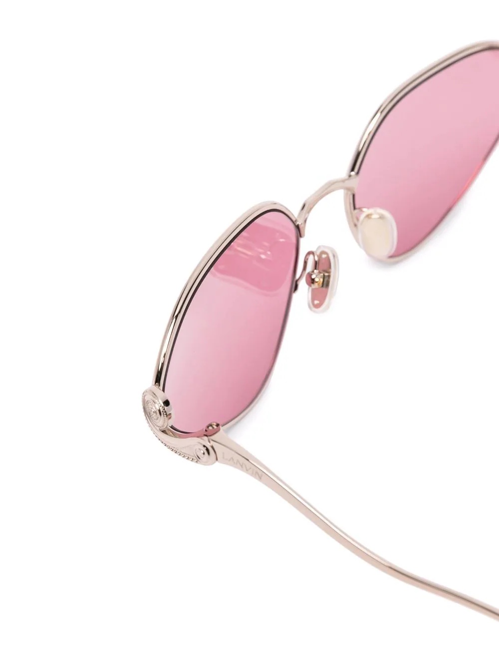 pink-tinted cat-eye sunglasses - 3