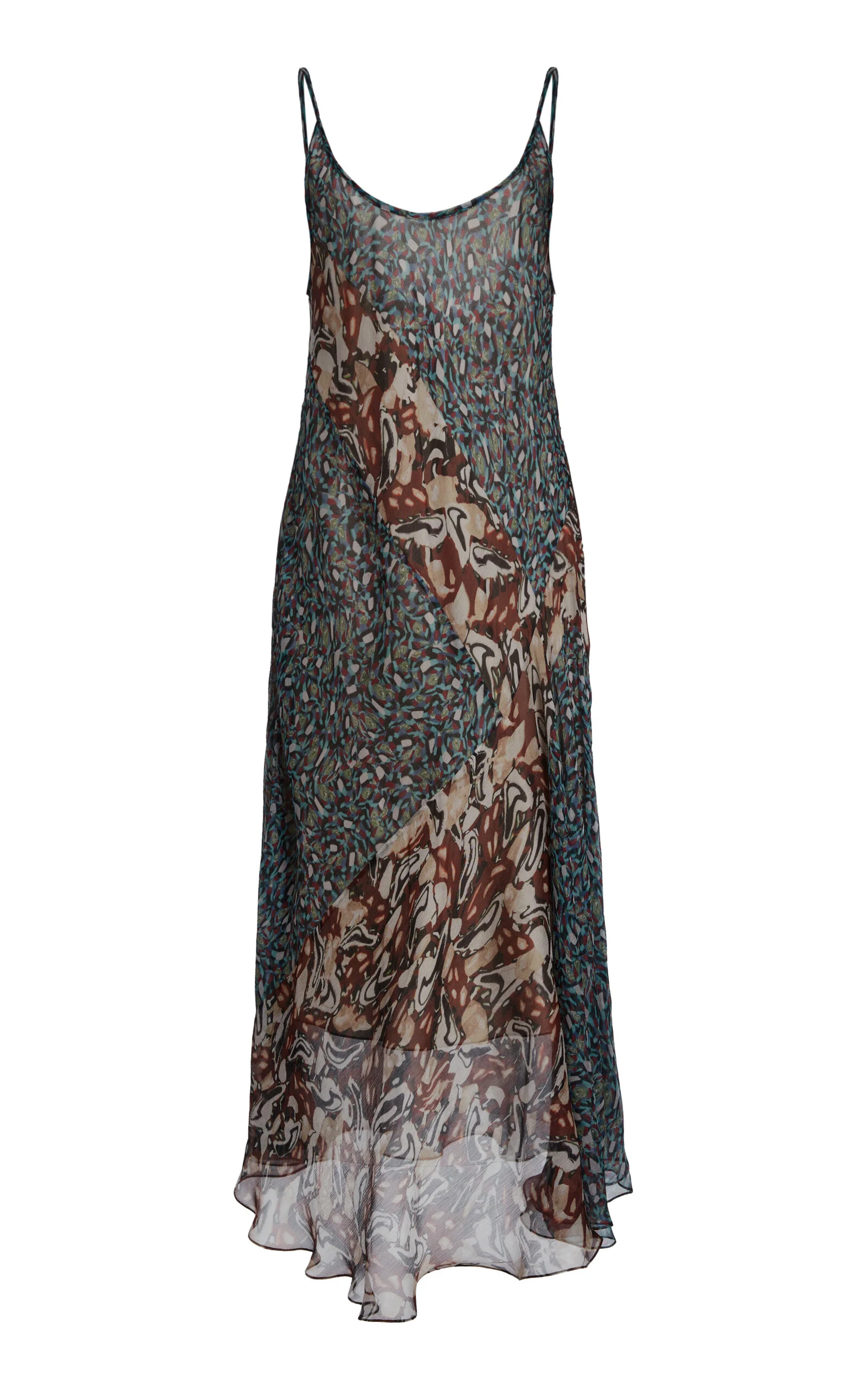 Dibelle Silk Midi Dress - 1