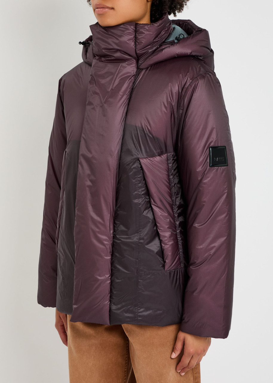Rains Torna Hooded Padded Nylon Jacket - 2