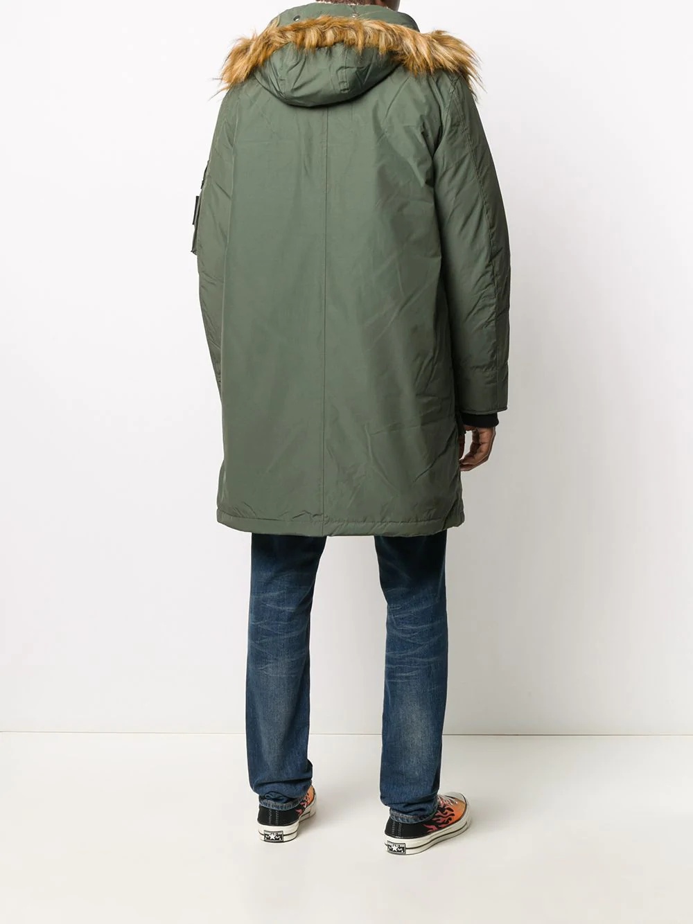 hooded parka coat - 4