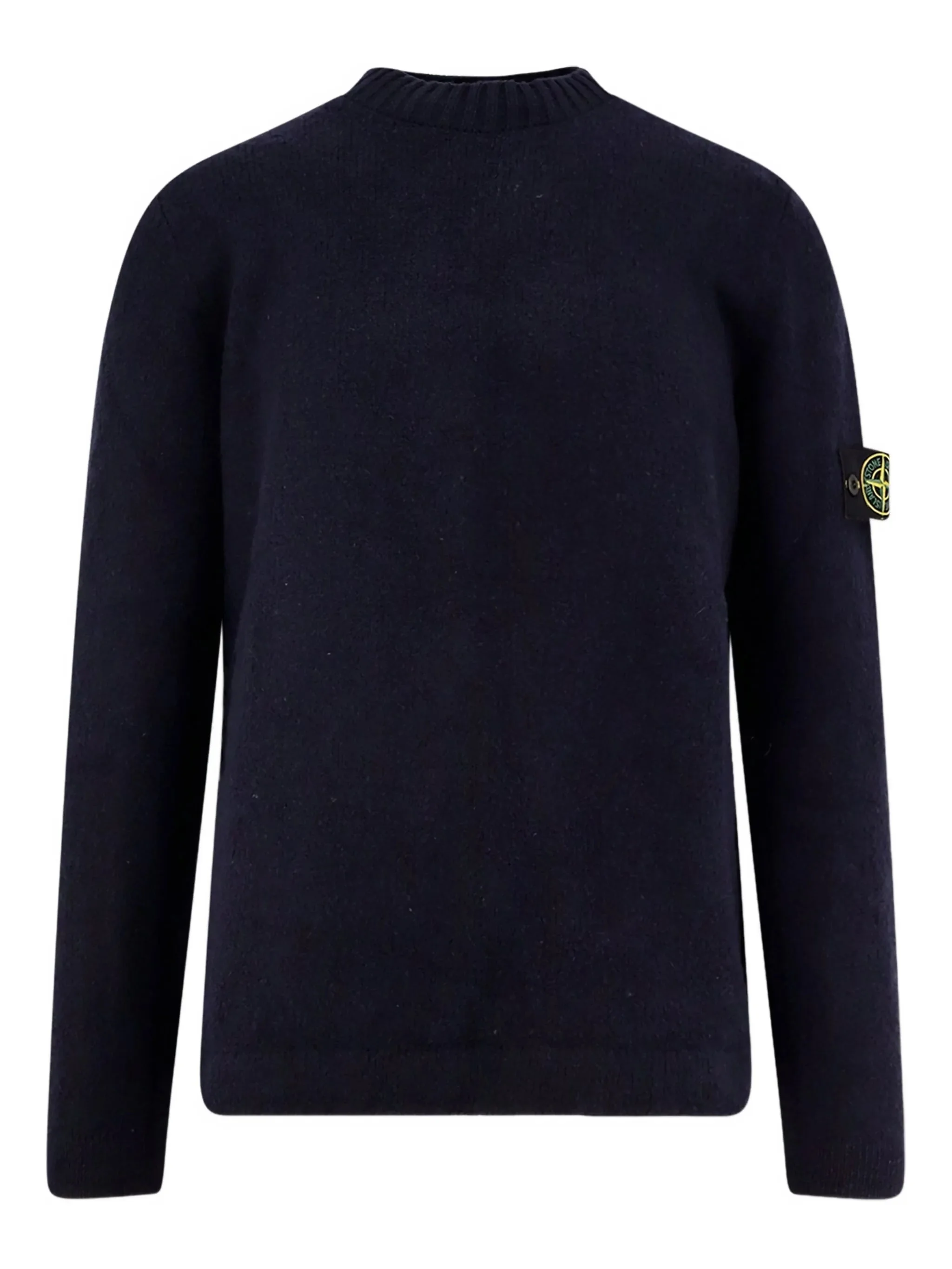 Stone Island Crew-neck Logo-patch Sweater - 1