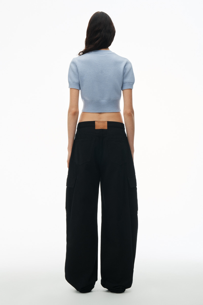 Short Sleeve Cropped Pullover 4
