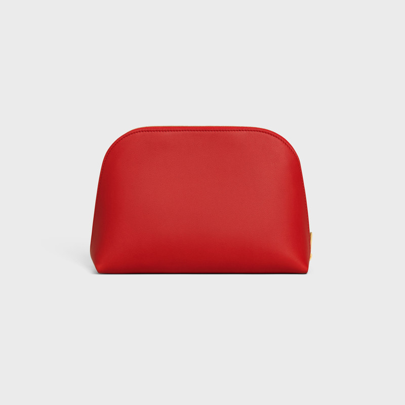 MEDIUM COSMETIC POUCH IN SMOOTH CALFSKIN 3