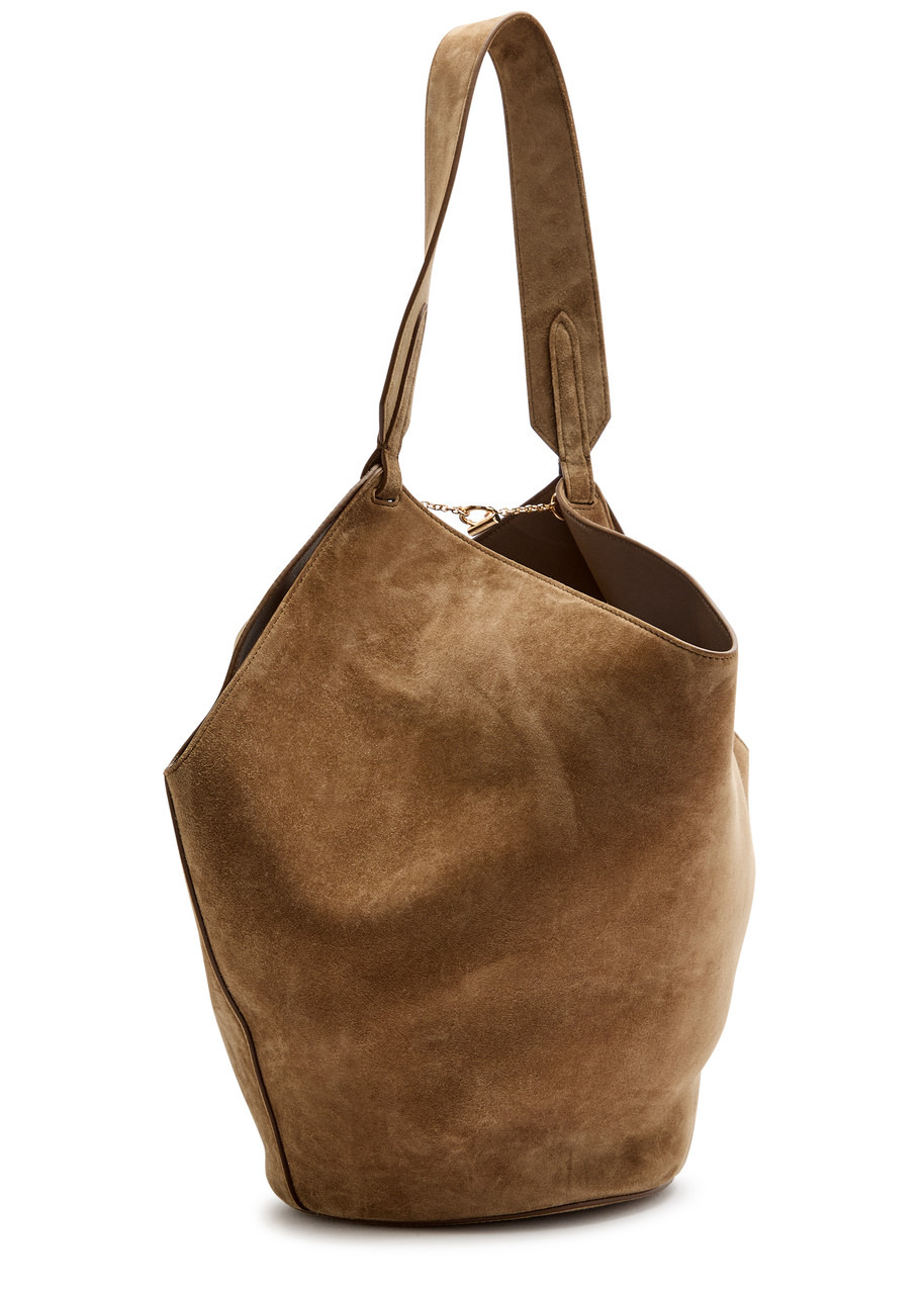 Khaite Lotus Small Suede Tote - 2
