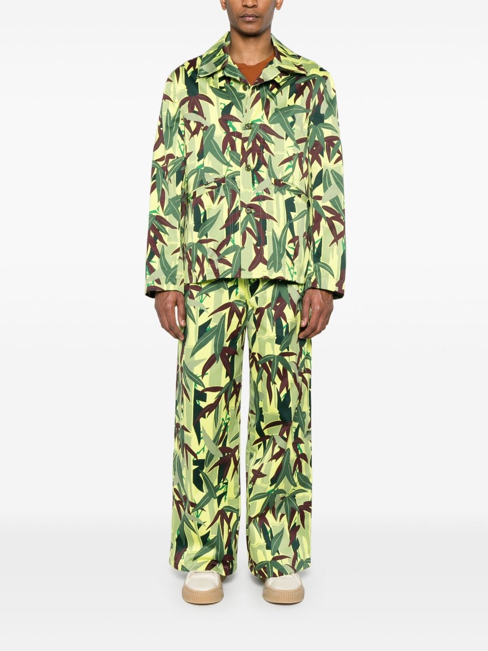 Chiku-Rin Camo-print overshirt - 2