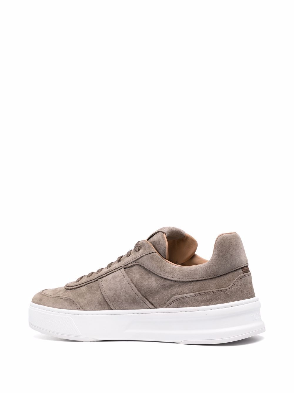 logo-embossed low-top sneakers - 3