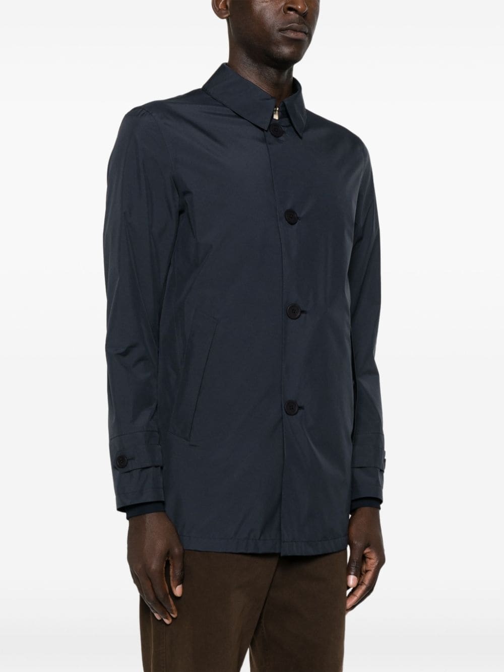 buttoned lightweight jacket - 3
