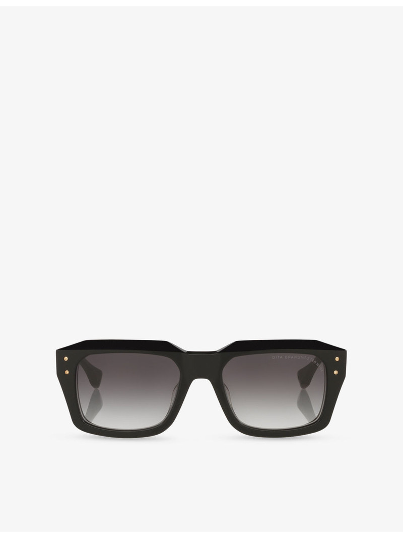 D4000475 Grandmaster-Nine Rectangular-Frame Acetate Sunglasses 1