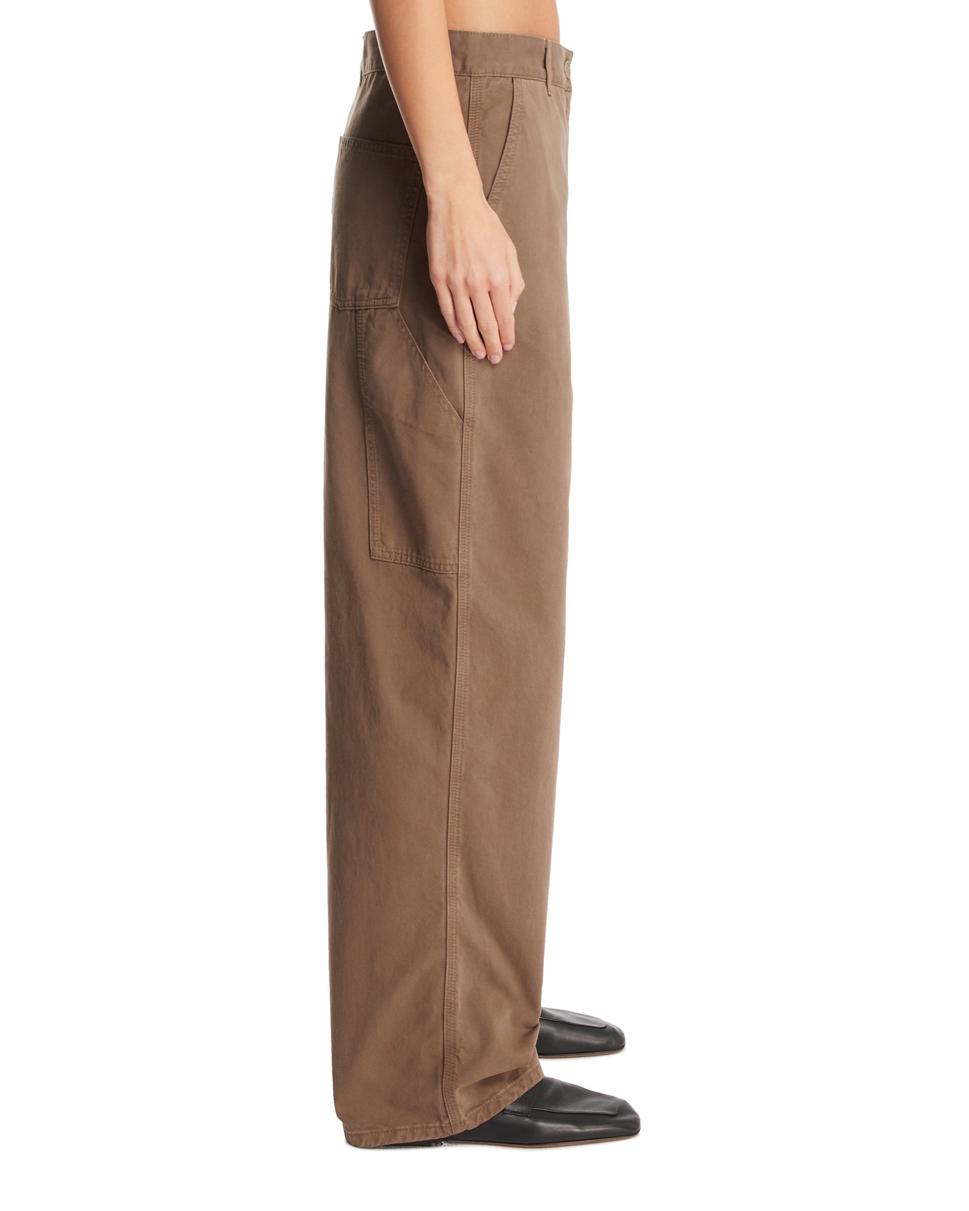 Beige Sharka Cotton Pants - 5