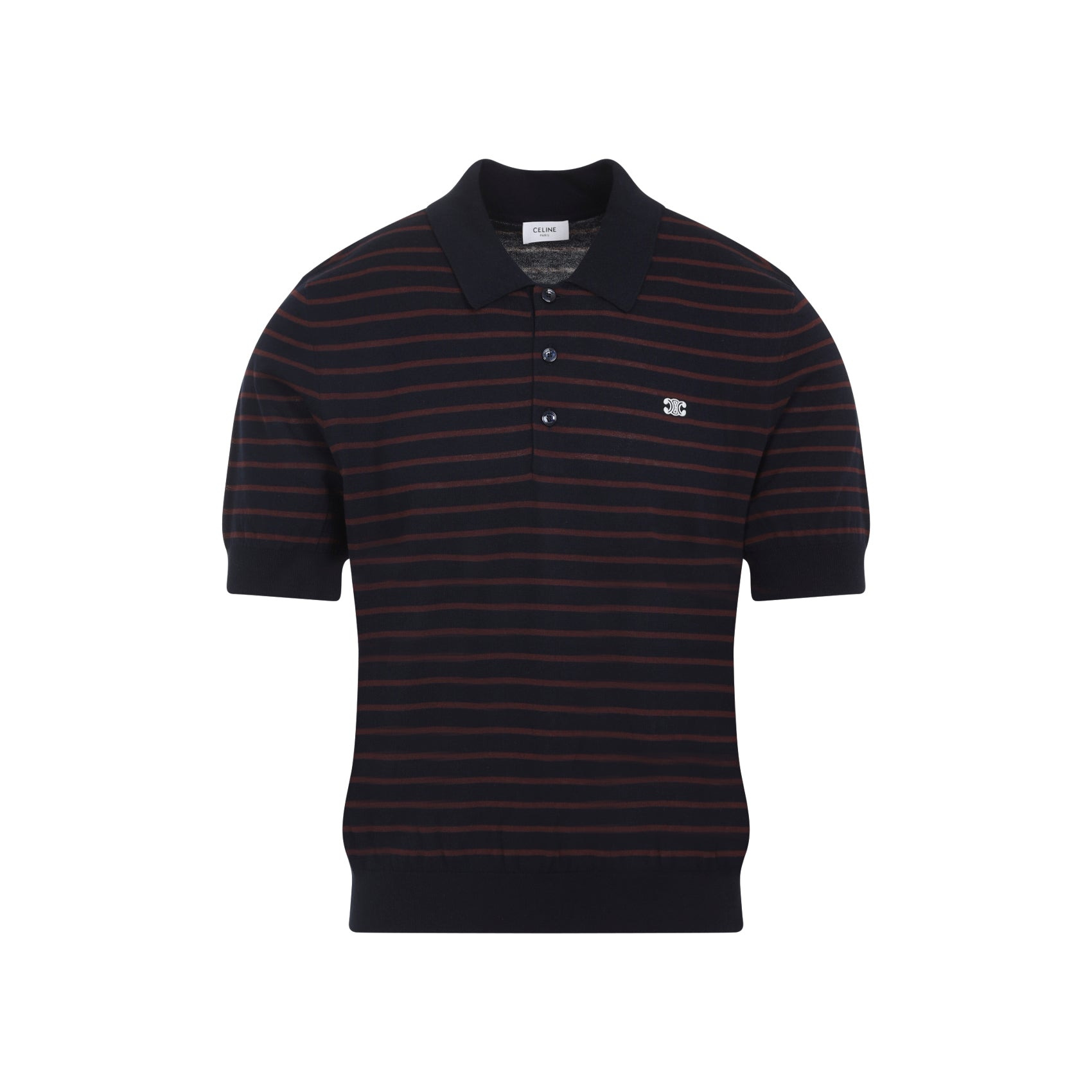 Celine Short-Sleeved Polo Sweater Men - 1