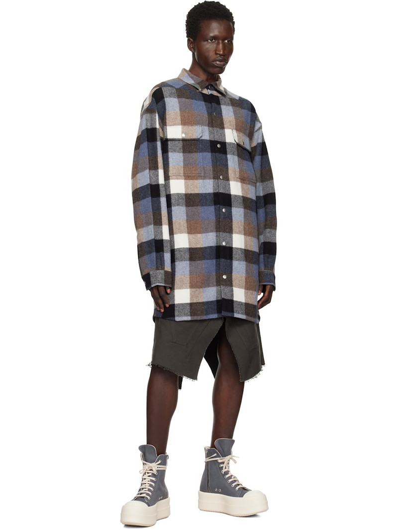 Rick Owens DRKSHDW Gray Porterville Double Bumper Sneakers outlook