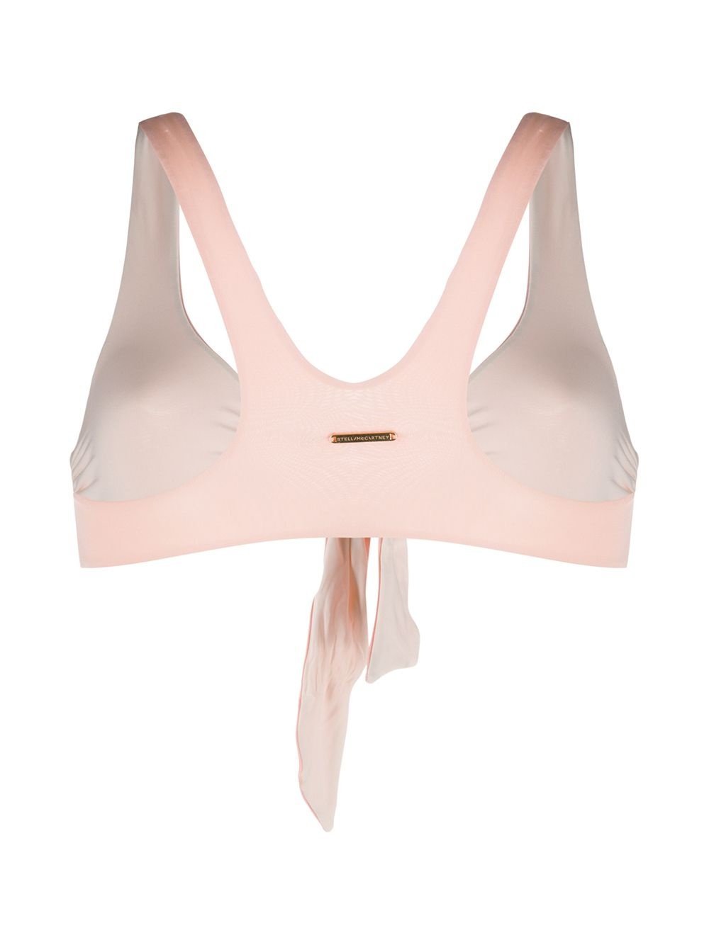 tie-front bikini top - 2