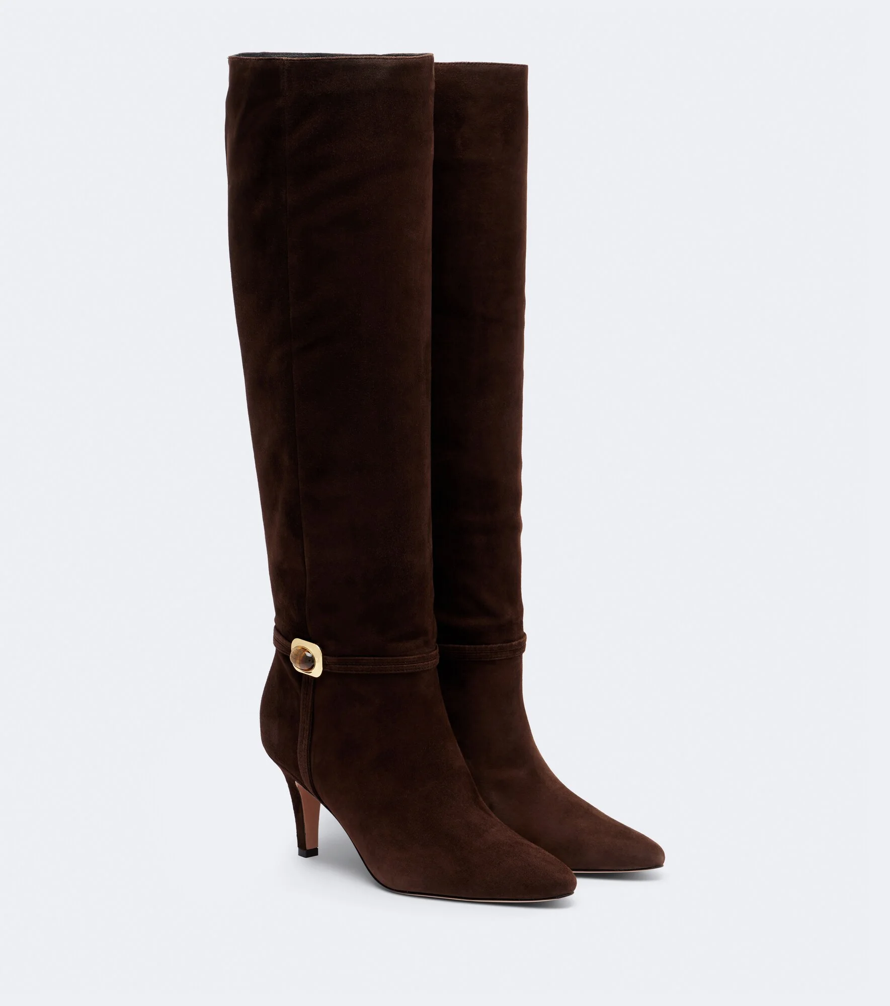 Angeline suede knee-high boots - 1