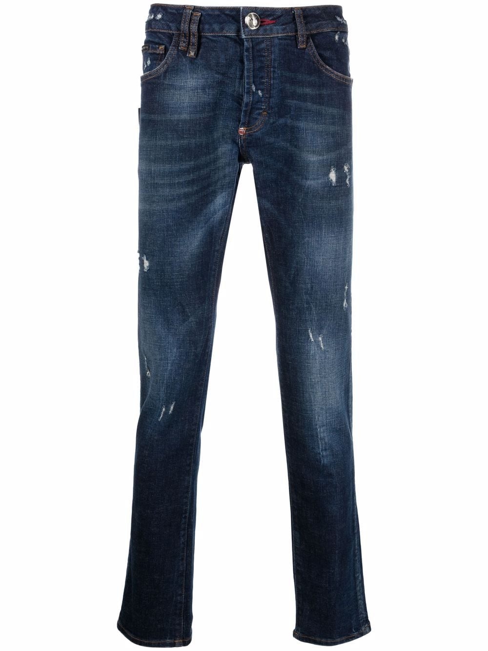 Super-Straight distressed jeans - 1