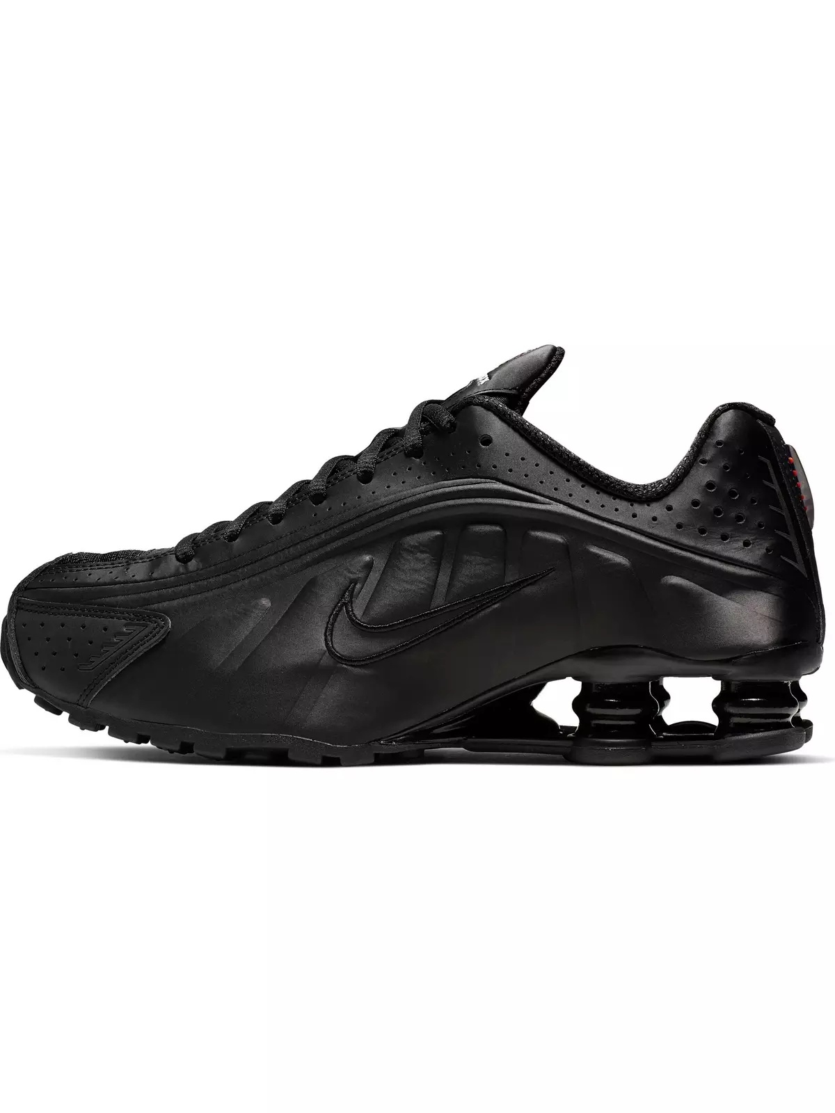 Shox R4 "Black/Max Orange" Women's Shoe - 6