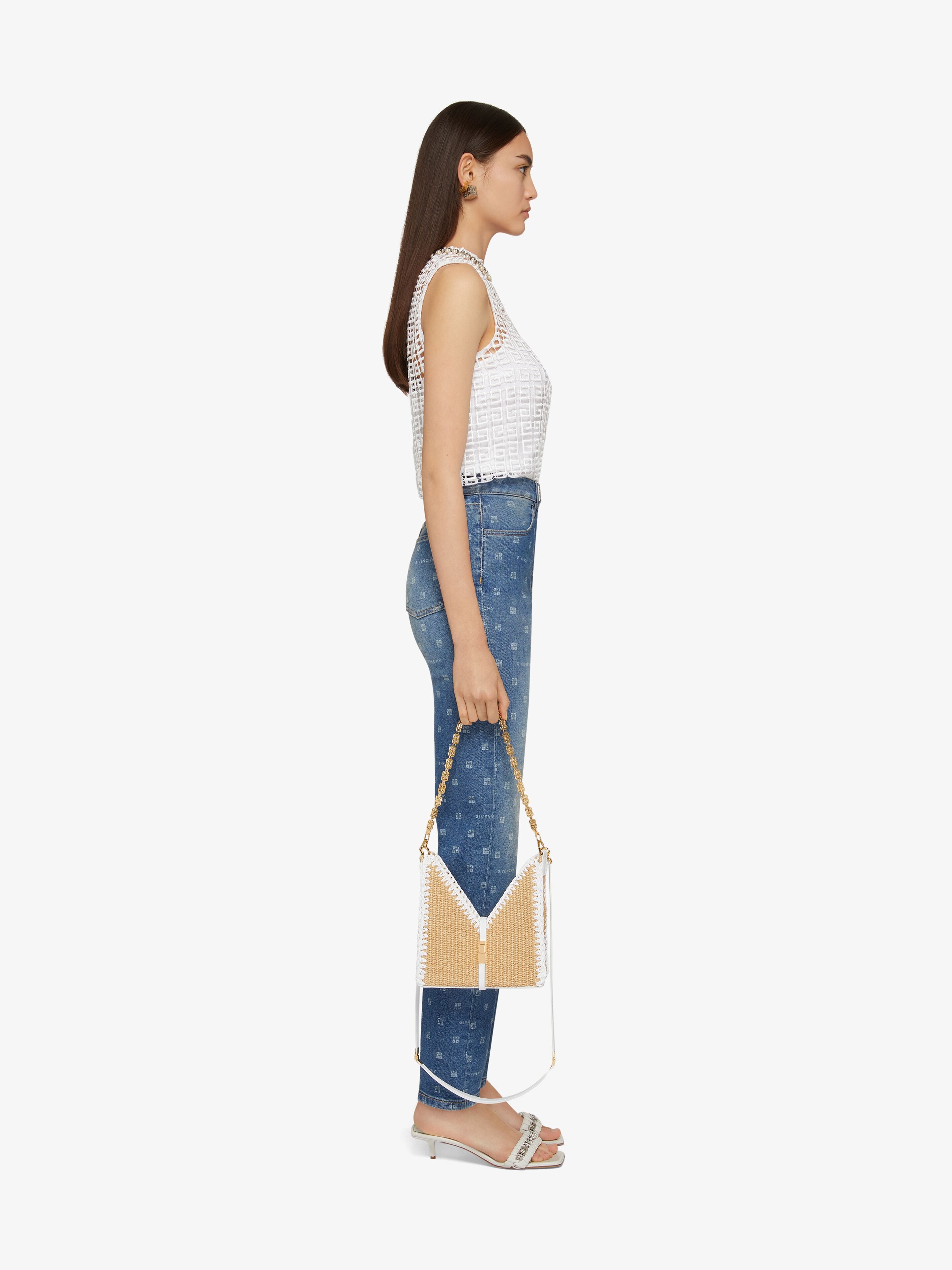 SLIM FIT JEANS IN GIVENCHY 4G DENIM - 3