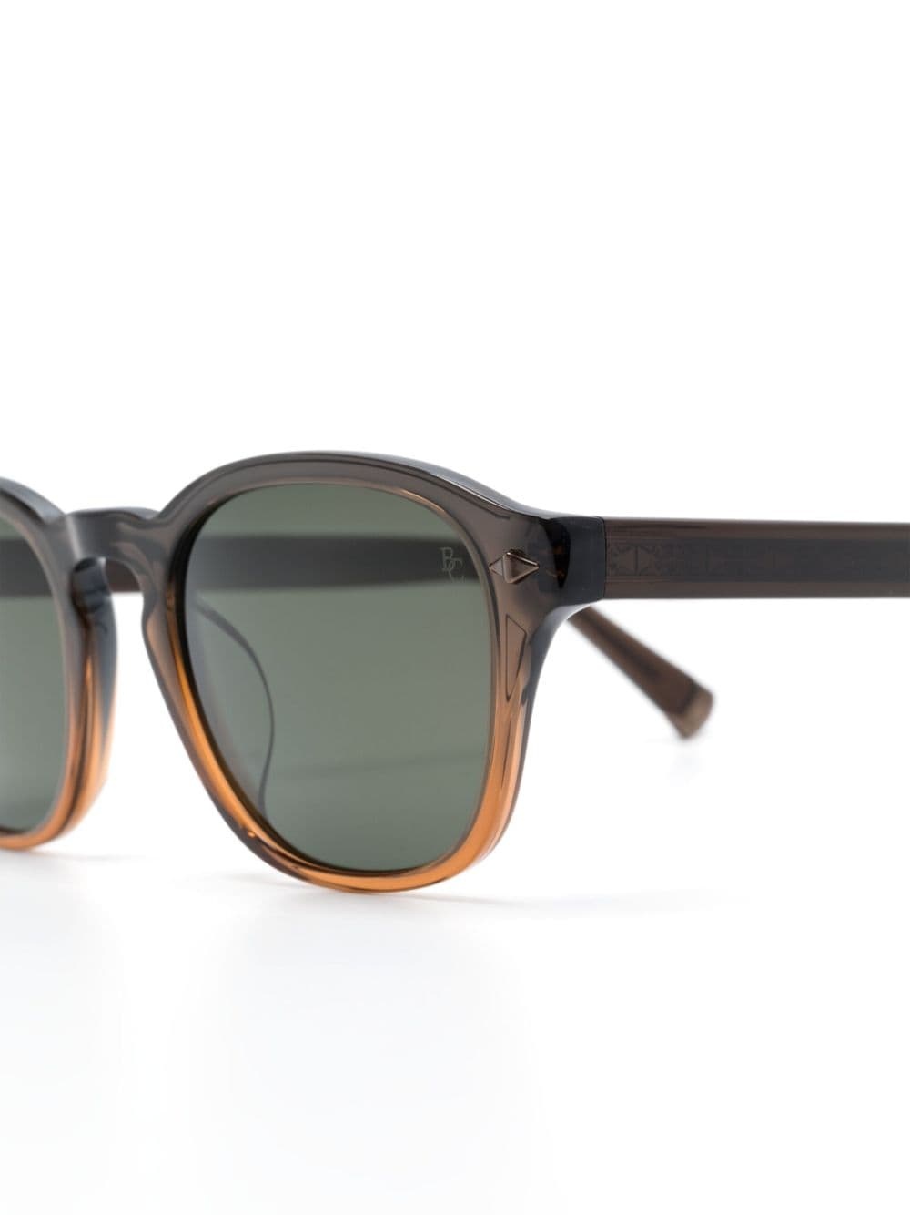 gradient-effect round-frame sunglasses - 3