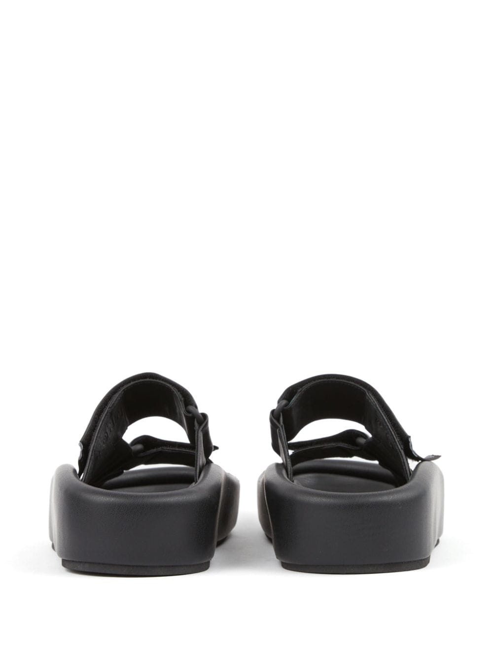 Webbing leather sandals - 3