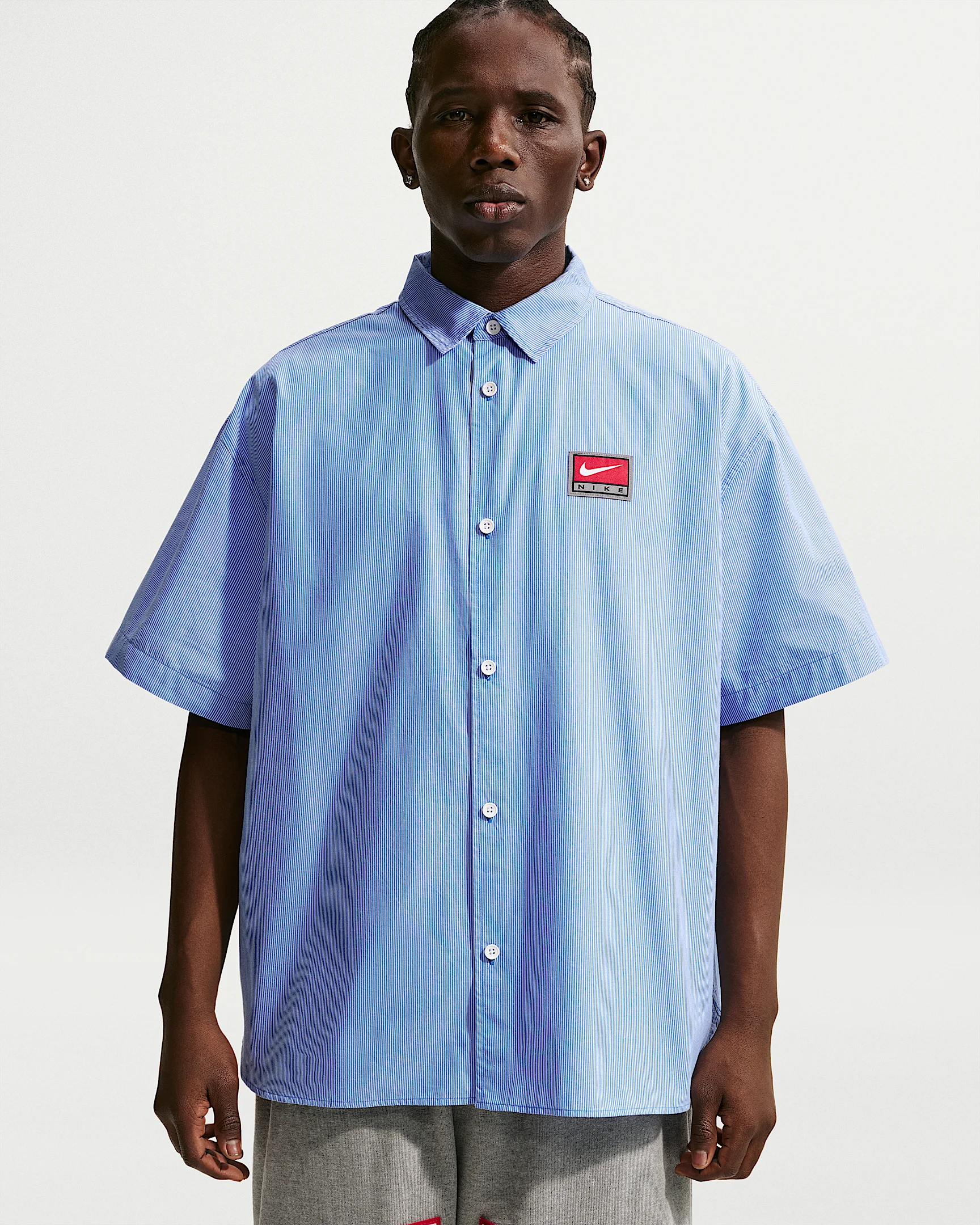 Nike Life Men's Short-Sleeve Button-Down Top - 1