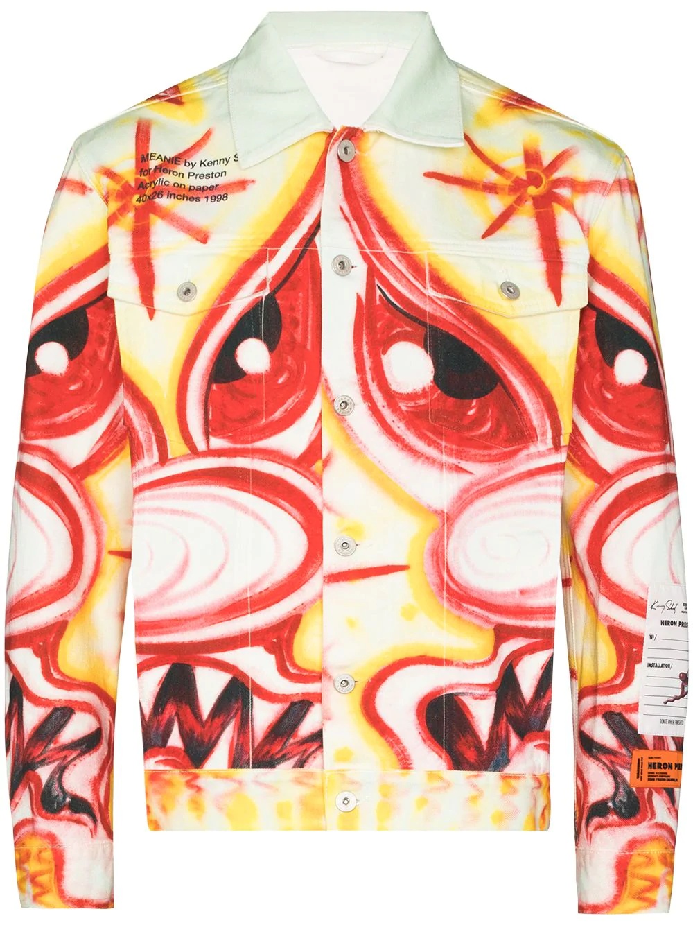 x Kenny Scharf denim jacket - 1