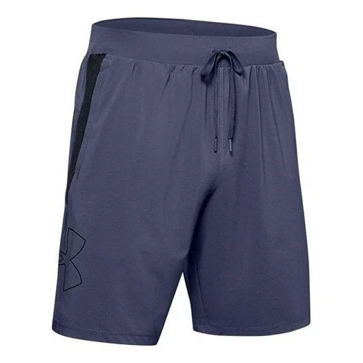 Under Armour Qualifier Speedpocket Linerless 9 inch Shorts 'Navy' 1350889-497 - 1