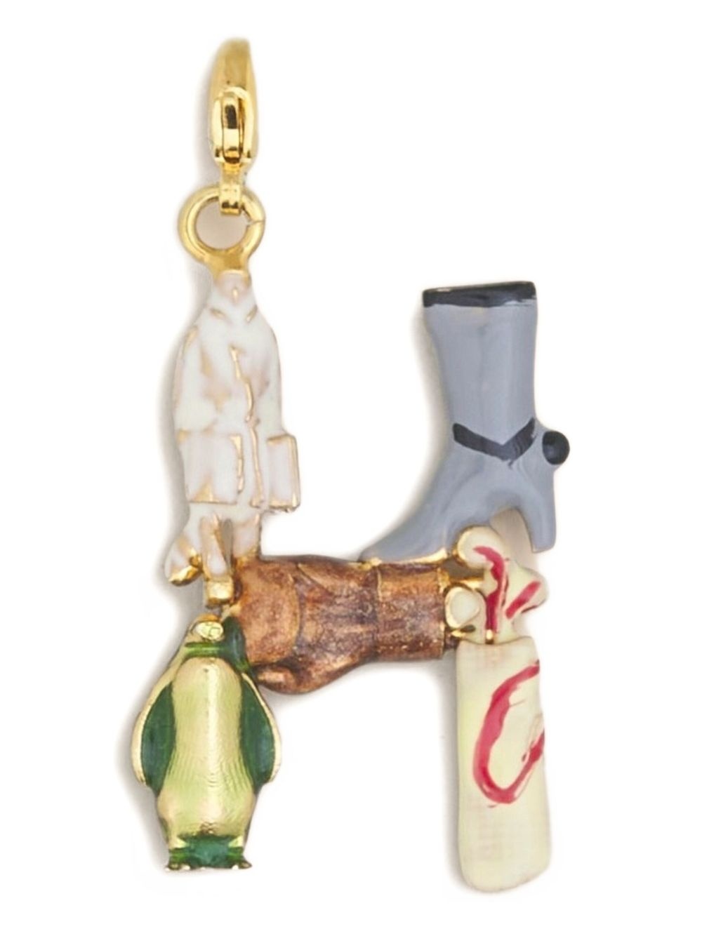 Alphabet "H" charm pendant - 2