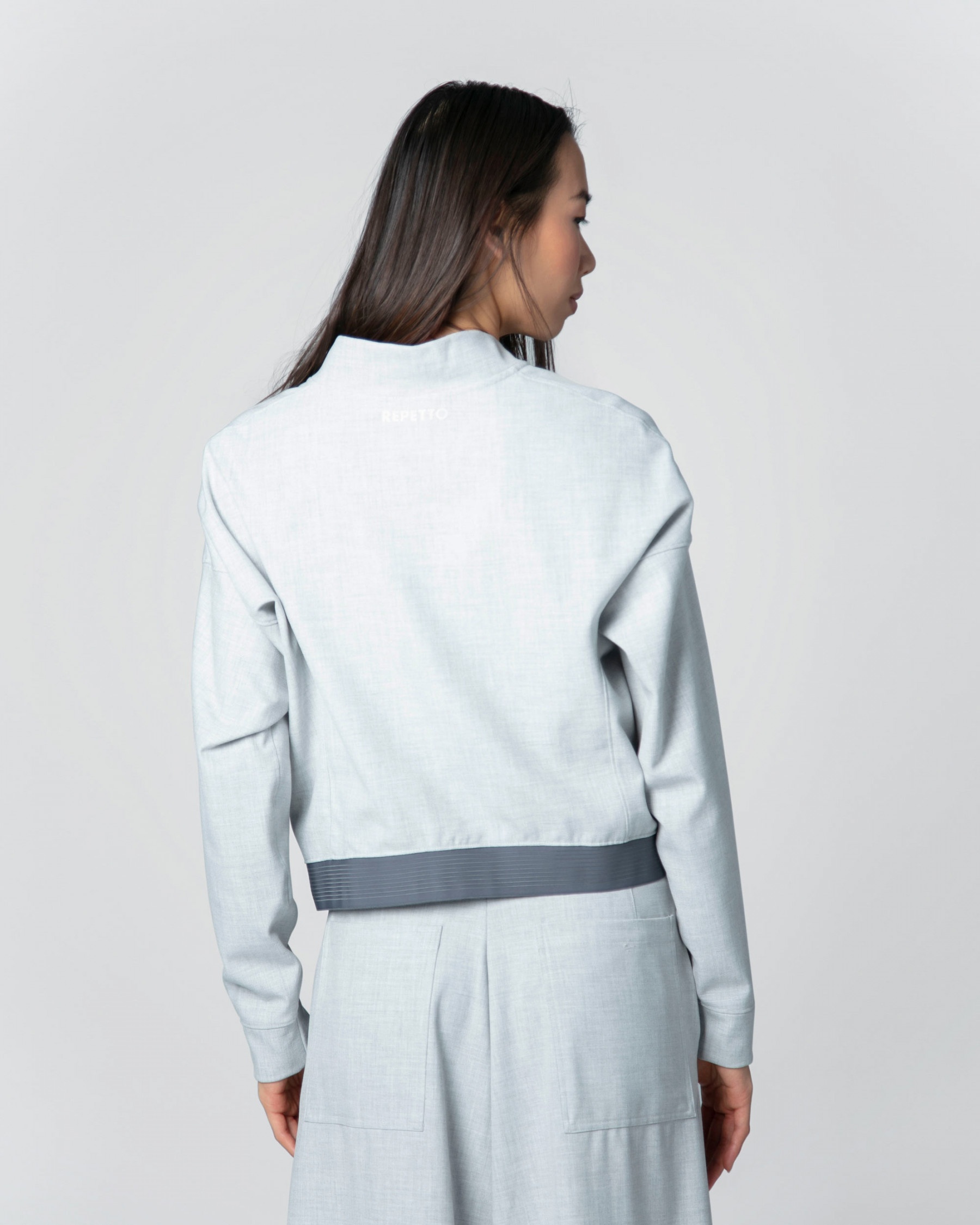 Short jersey stretch jacket - 4