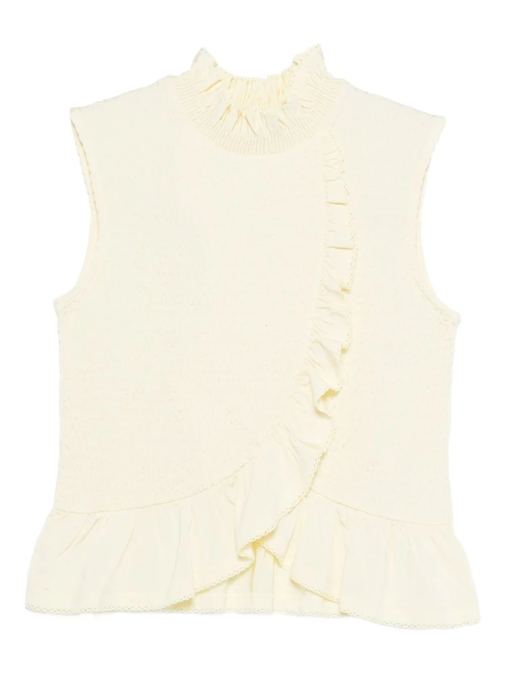 mock-neck blouse - 1