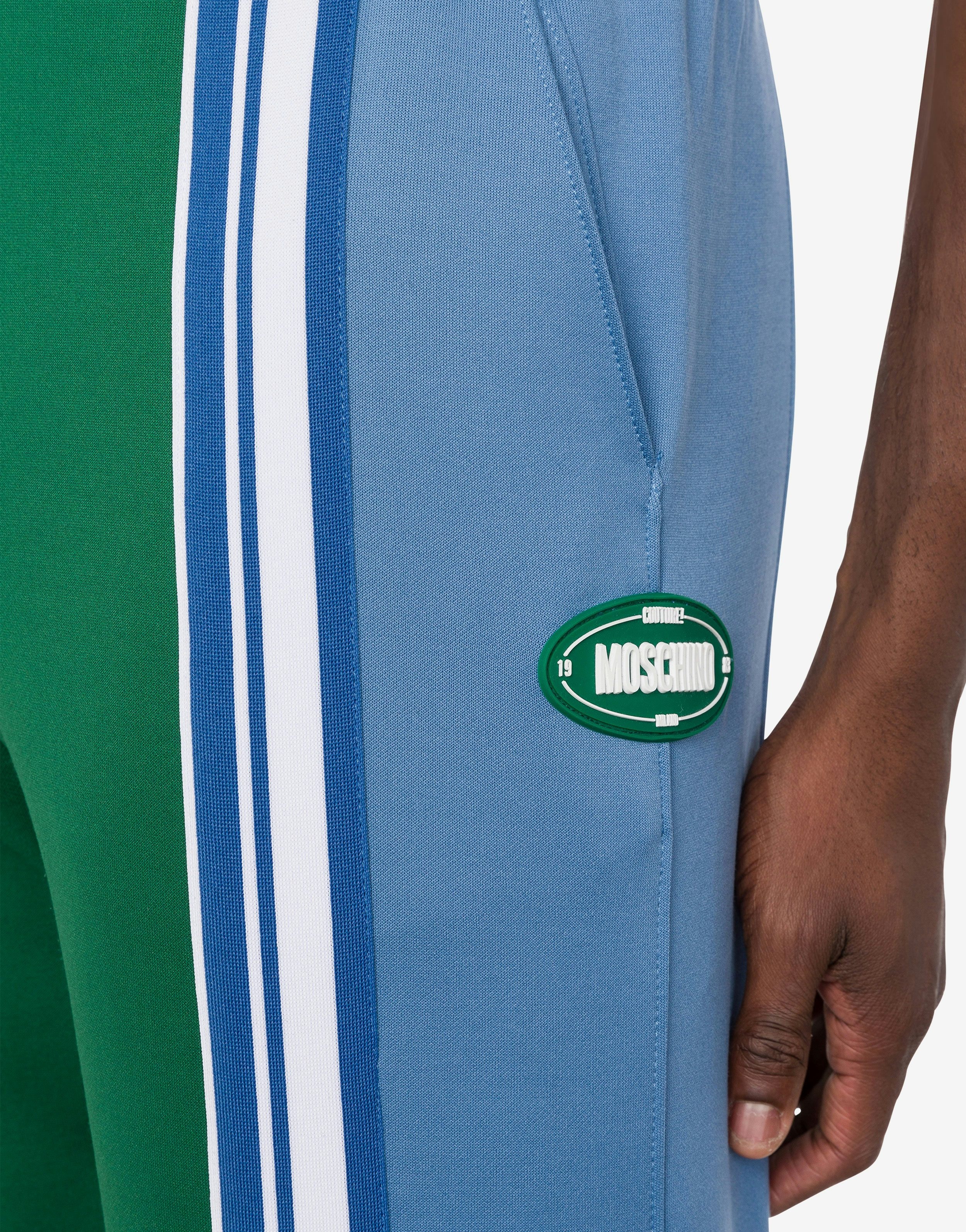 OVAL PATCH NYLON-COTTON TECHNICAL JOGGERS - 4