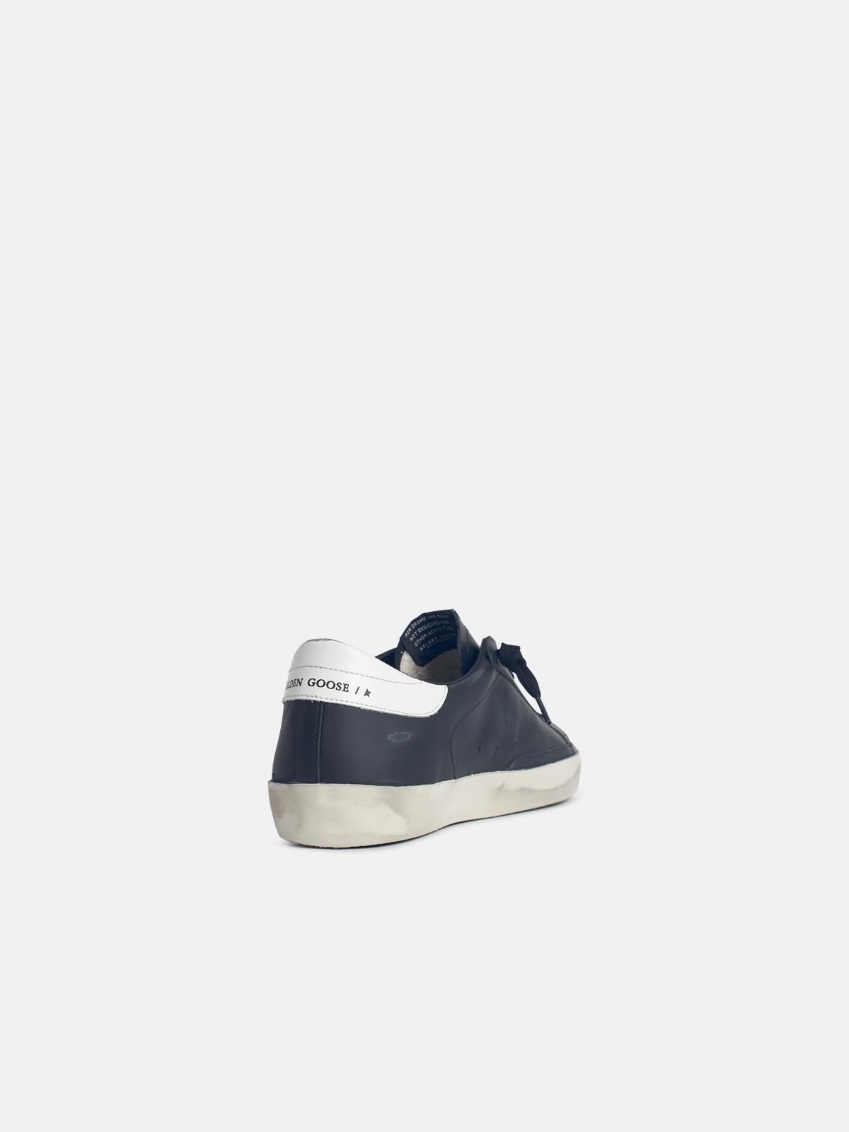 'SUPER-STAR CLASSIC' BLACK LEATHER SNEAKERS - 3