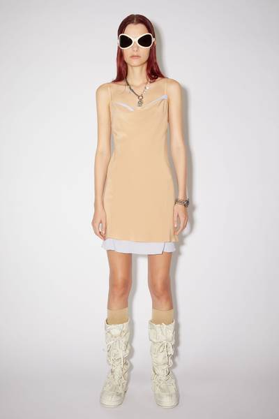 Acne Studios Fitted slip dress - Sand beige outlook