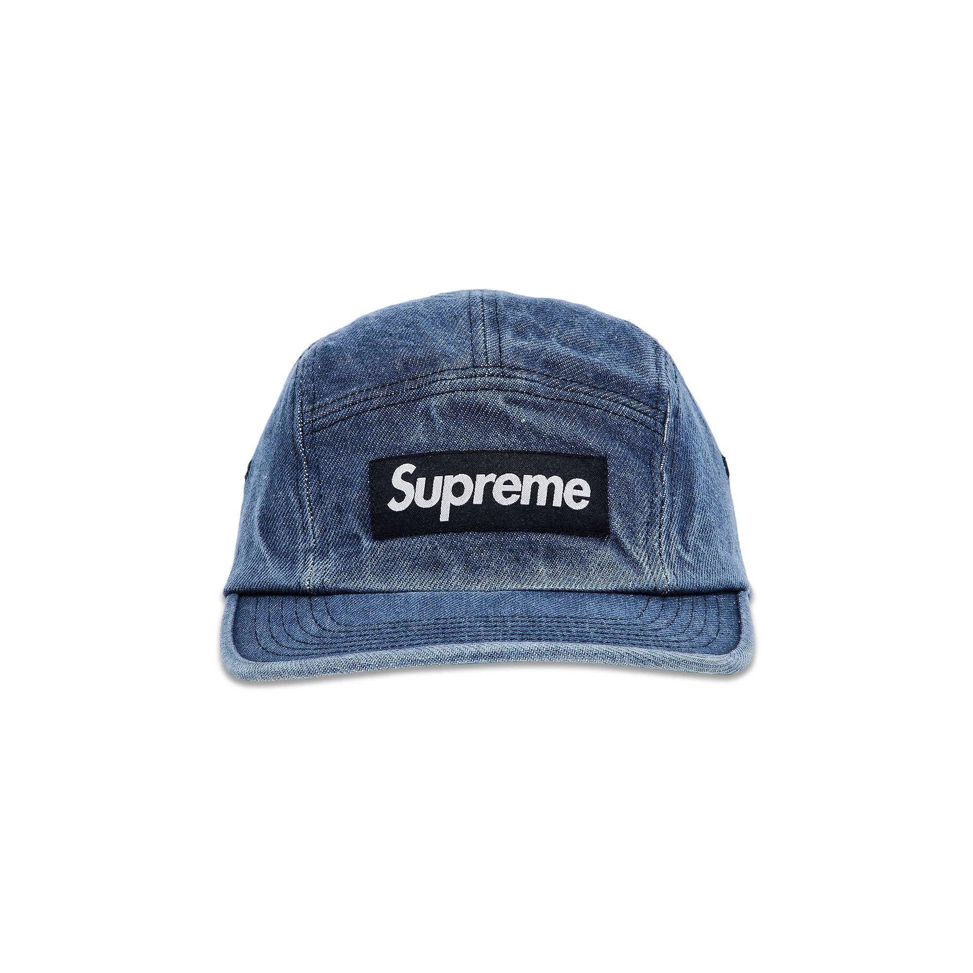 Supreme Supreme Washed Chino Twill Camp Cap 'Denim' | REVERSIBLE