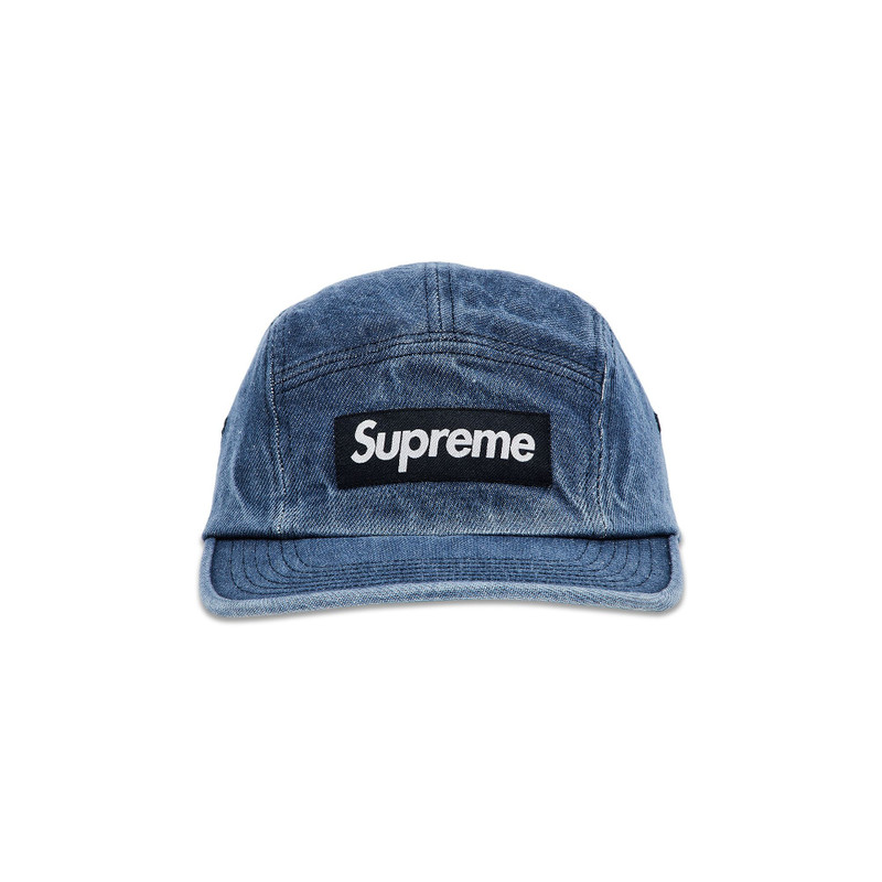 Supreme Washed Chino Twill Camp Cap 'Denim' - 1