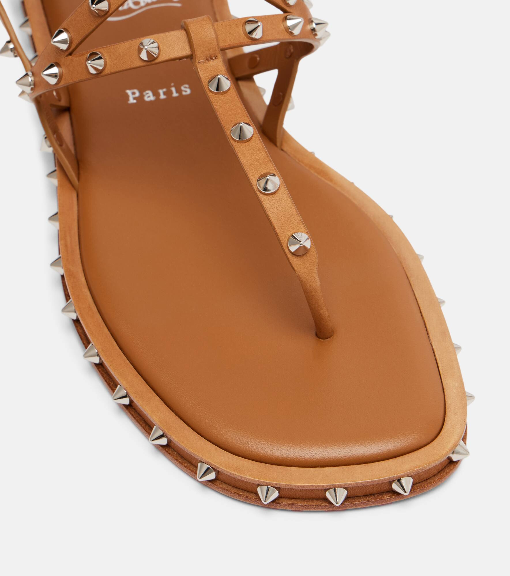 Bombina spiked leather sandals - 5