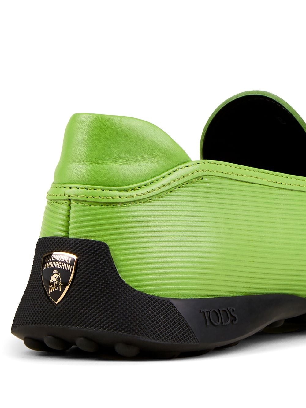 Automobili Lamborghini slip-on leather driving shoes - 5