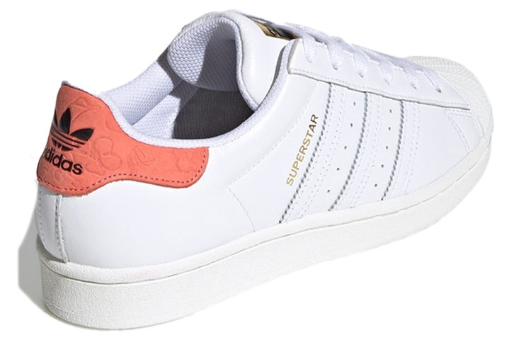 (WMNS) adidas originals Superstar - White/Pink FW8354 - 4