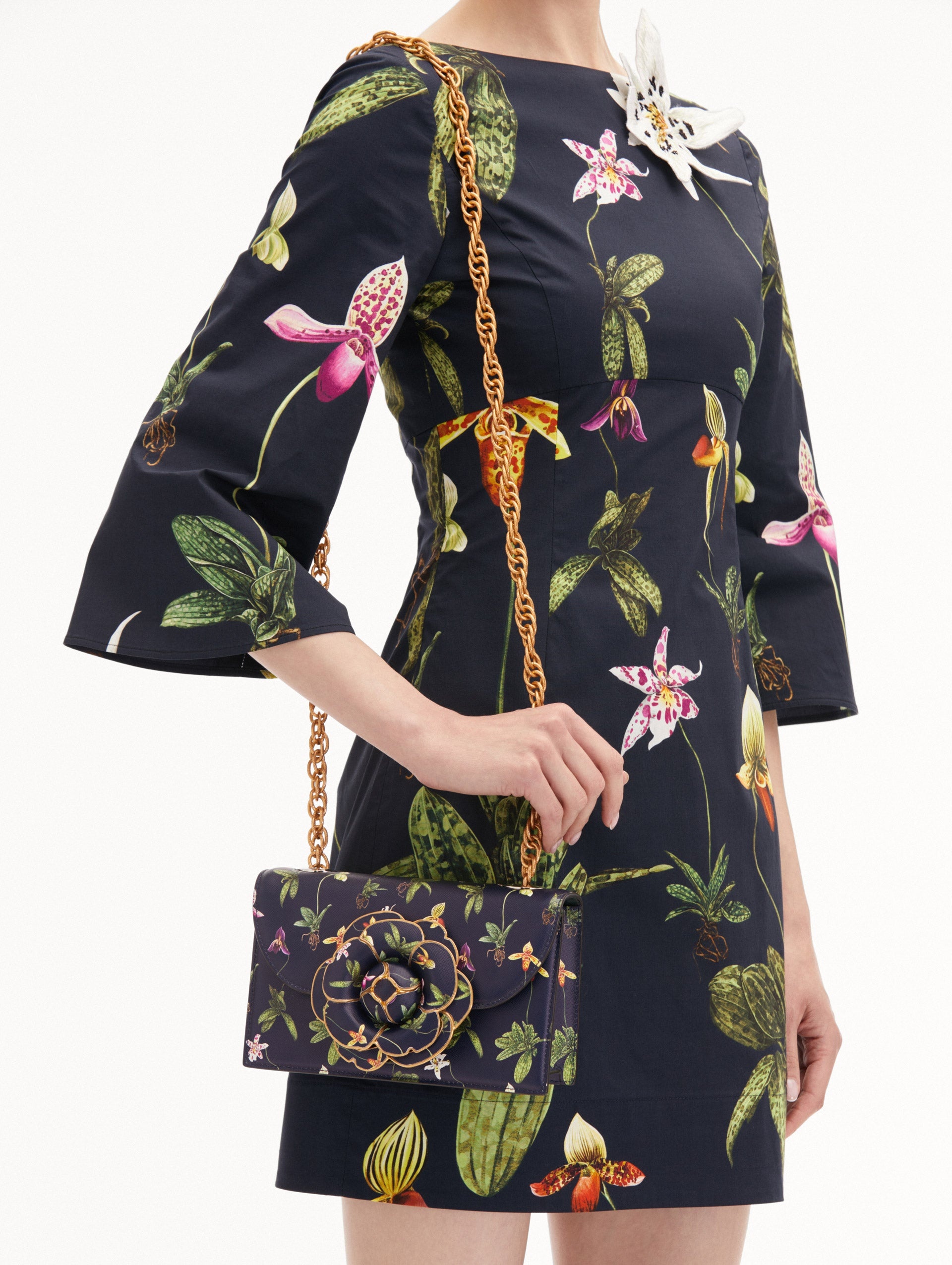 ORCHID PRINTED TRO BAG - 2