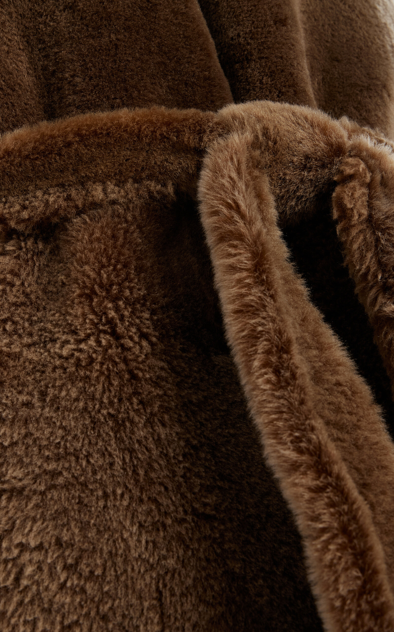 Lucja Shearling Coat brown - 5