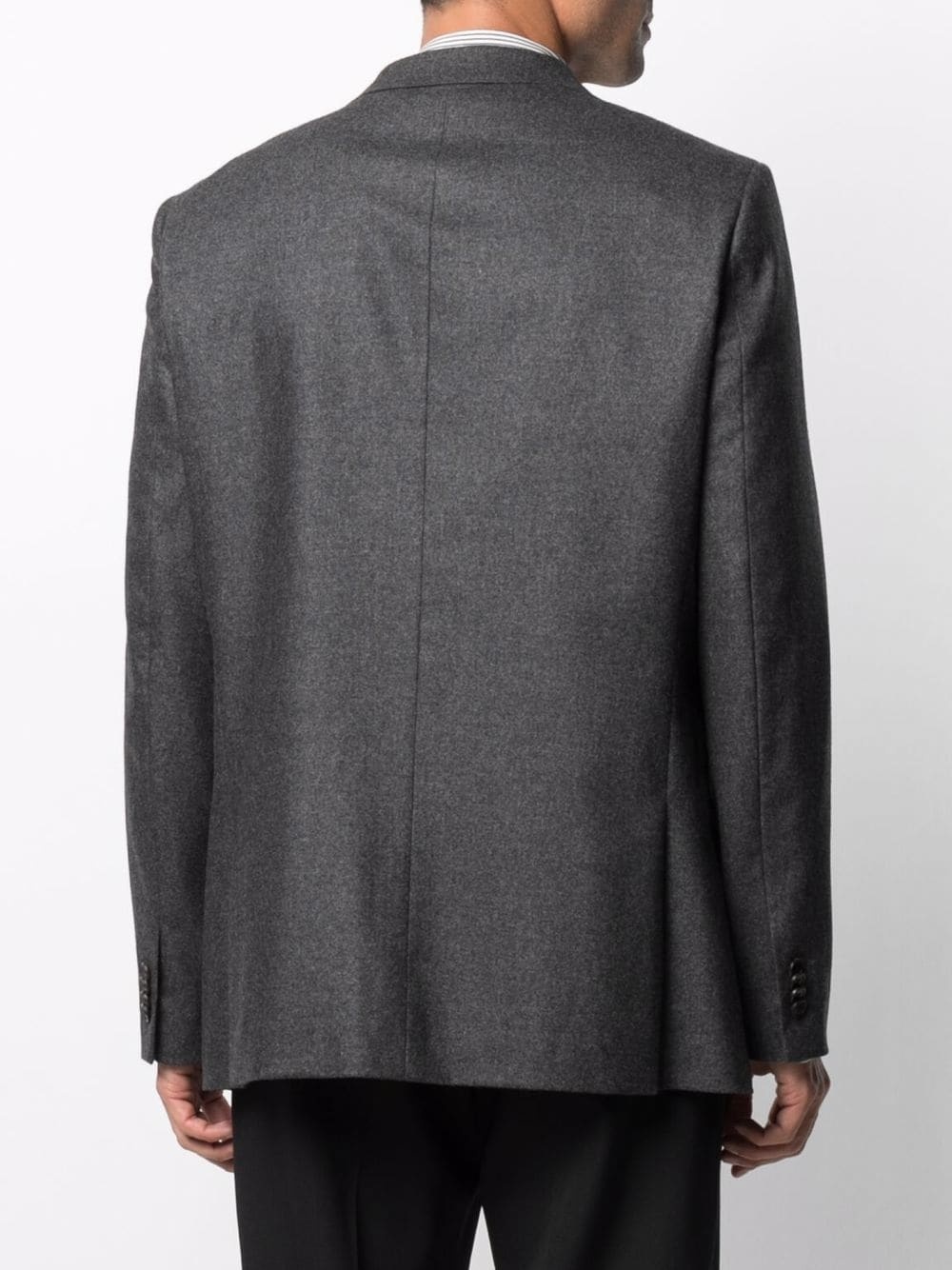 peak lapels single-breasted blazer - 4