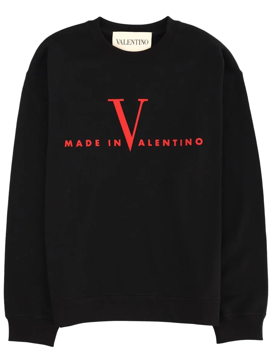 MADE IN VALENTINO COTTON SWEATSHIRT - 1