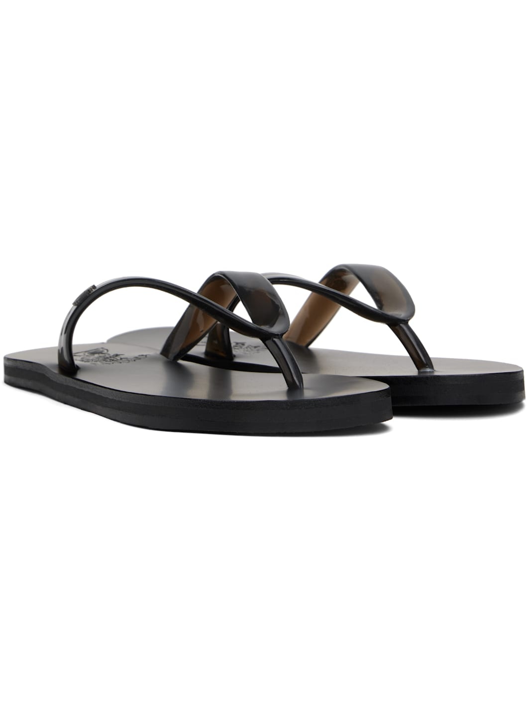 Black Saionara Jelly Flip-Flops - 4