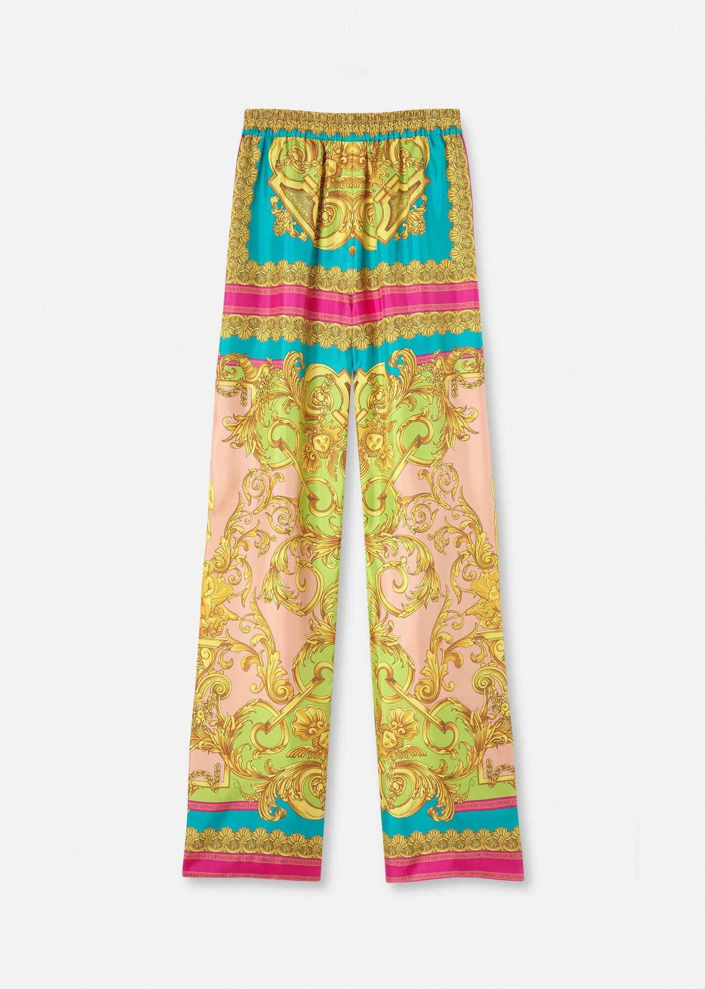 Barocco Goddess Silk Pants - 3