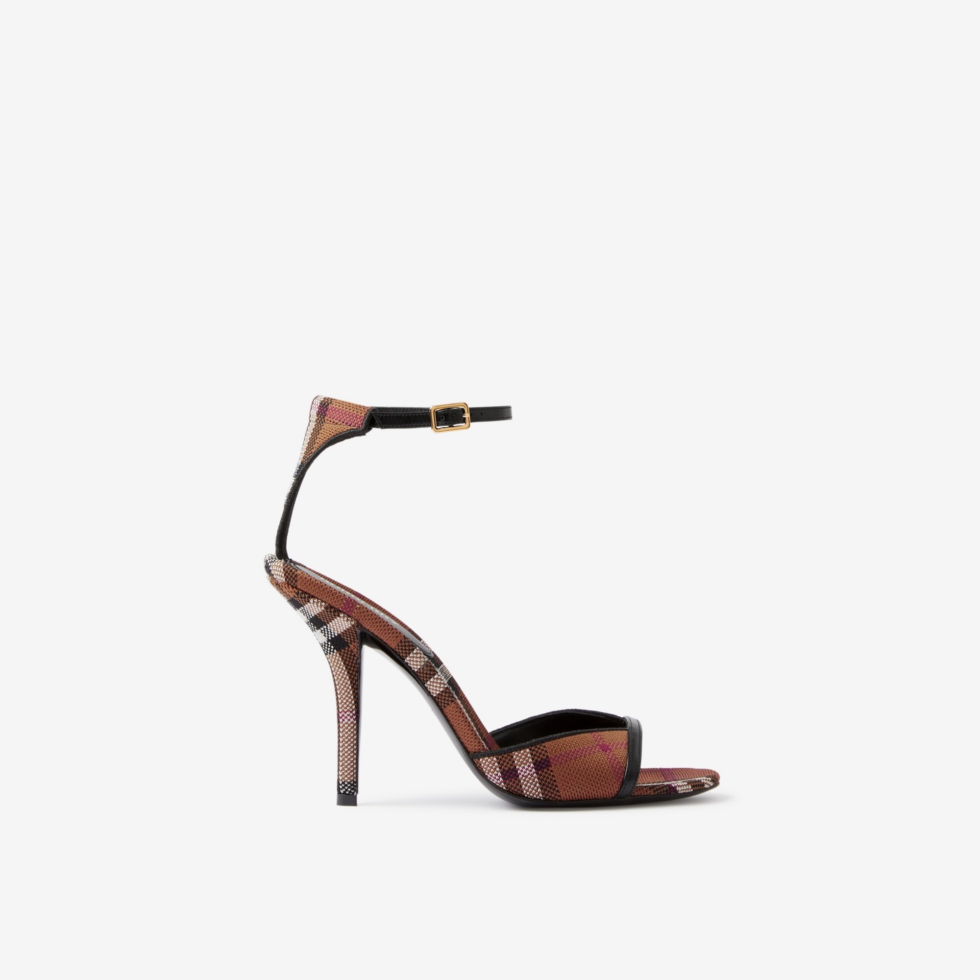 Check Stiletto-heel Sandals - 1
