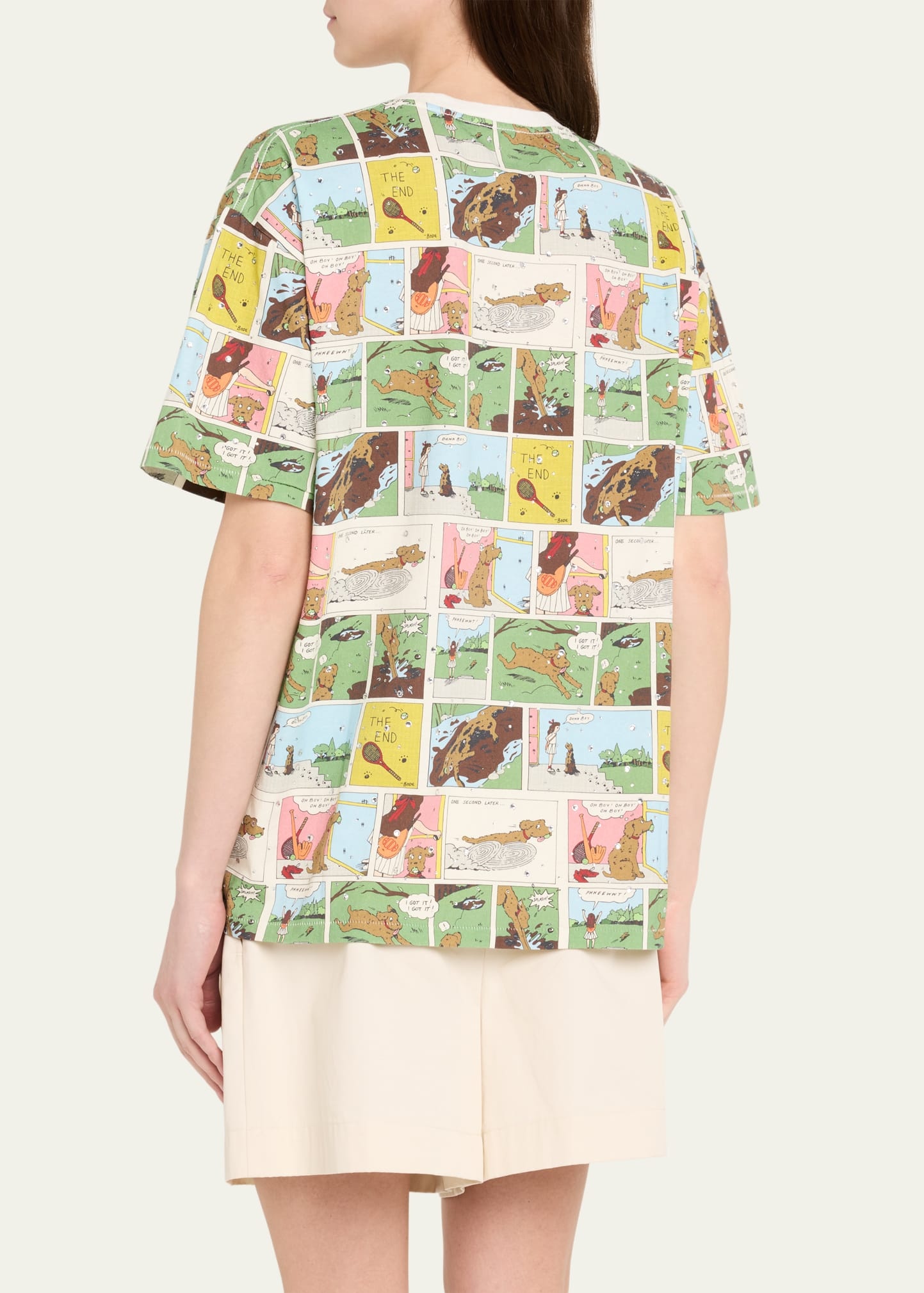Comic Strip Printed Tee - 3