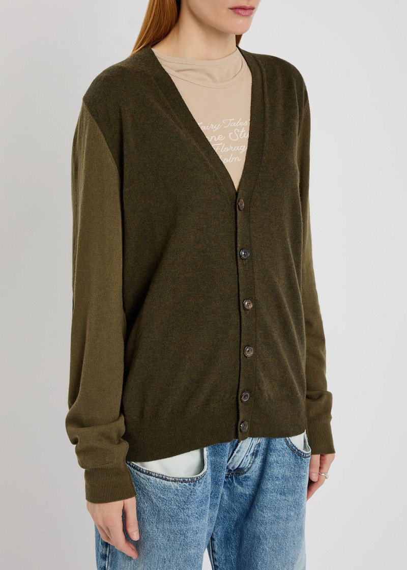 Maison Margiela Maison Margiela Panelled Wool Cardigan outlook