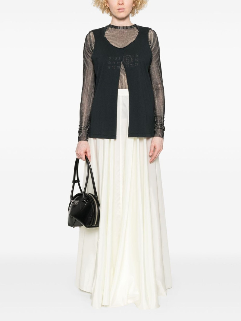 MM6 Maison Margiela Numbers-motif vest outlook