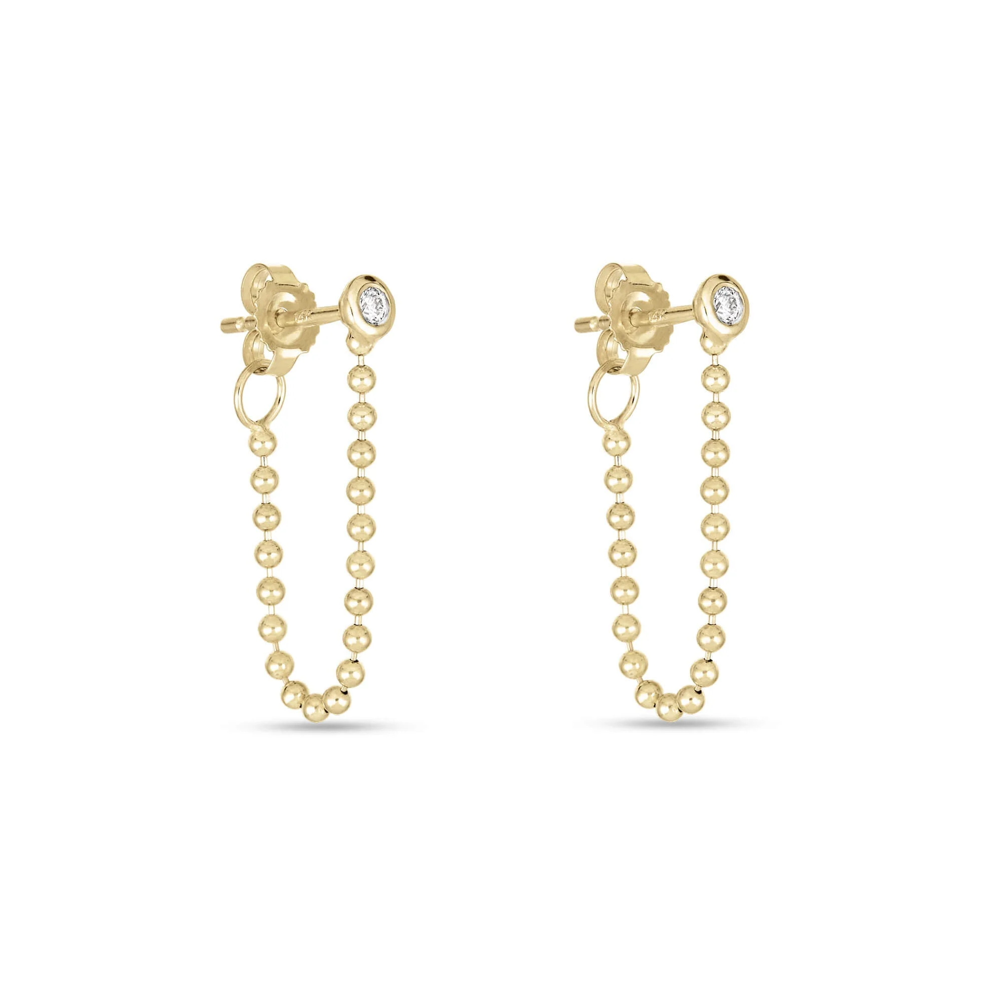 Bedazzle Diamond Earrings - 1